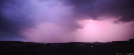 la pluie rose